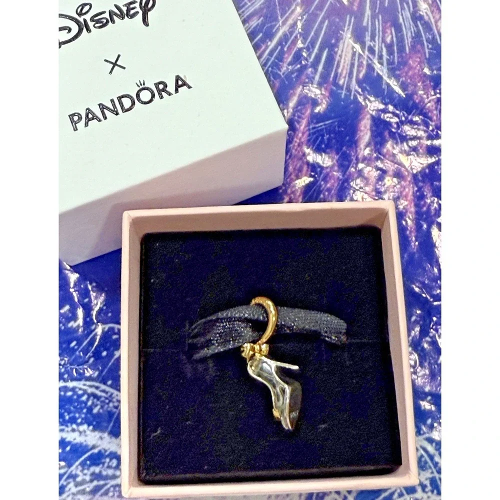 2026 Disney Pandora Cinderella Glass Slipper Charm Storybook Collection